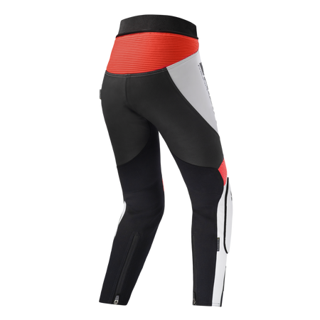 Spodnie motocyklowe Shima Miura 2.0 Lady czarny/czerwony fluo