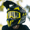 Gogle Airoh Blast XR1 Yellow Matt Szyba Silver Mirrored