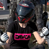 T-shirt Damski DAVCA Różowy Logo