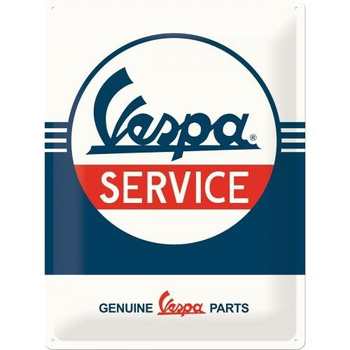 Plakat metalowy 30x40 Vespa Service