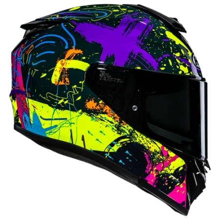Kask HJC I72 Electra Yellow Blue