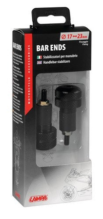 LAMPA ciężarki kierownicy 17-23mm czarny
