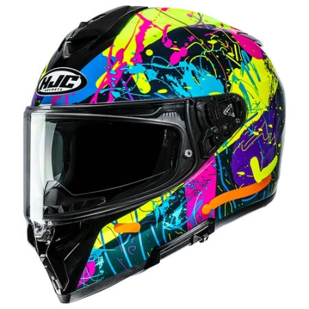 Kask HJC I72 Electra Yellow Blue