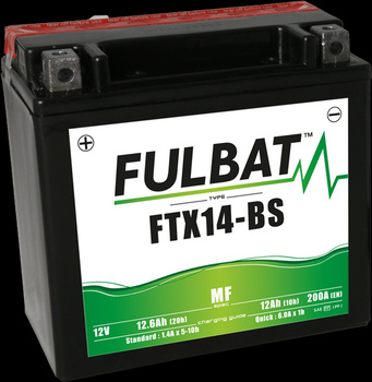Akumulator FULBAT FTX14-BS YTX14-BS