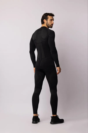 Koszulka termoaktywna Spaio Adrenaline z długim rękawem Black/Grey