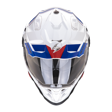 Kask Scorpion ADF-9000 Air Desert White Blue Red