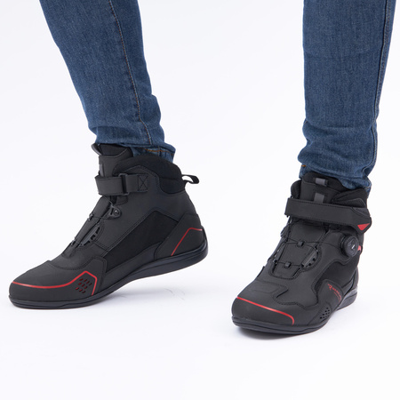 Buty motocyklowe Rebelhorn Spark II Black/Red