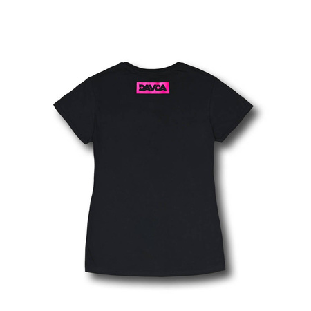 T-shirt Damski DAVCA Różowy Logo