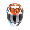 Kask Scorpion Exo-JNR Air The4elements White-Blue-Orange