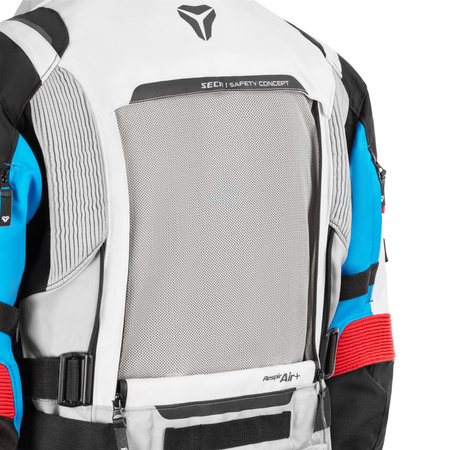 Kurtka motocyklowa Seca Arrakis 3 Grey/Blue/Red