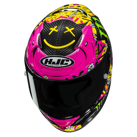 Kask motocyklowy HJC RPHA12 Carbon Quartararo Le Mans 4 Pink/Black