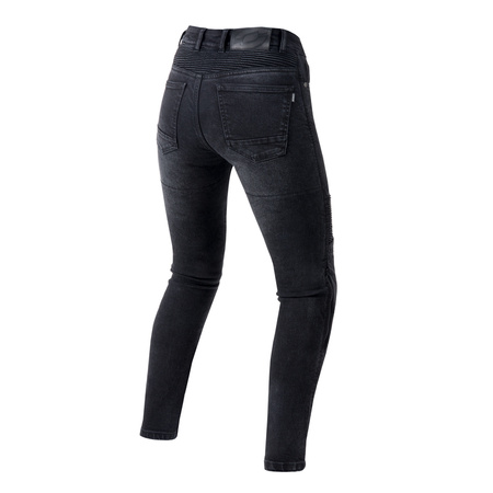 Jeansy motocyklowe Ozone Agness II Lady Washed Black