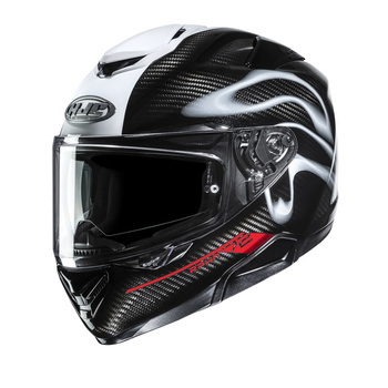 Kask motocyklowy HJC RPHA72 Carbon Garen Black/White