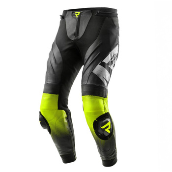 Spodnie motocyklowe Rebelhorn Inferno Black White Fluo Yellow