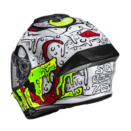 Kask motocyklowy HJC C71 Squeeze White/Green