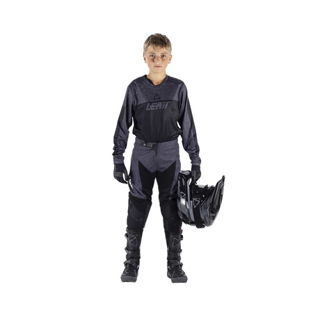 Komplet Leatt koszulka + spodnie Ride Kit 3.5 Junior Stealh Black Grey