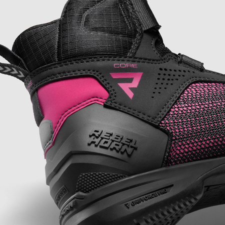 Buty motocyklowe Rebelhorn Core Black/Pink
