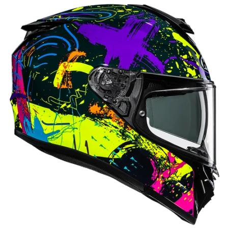 Kask HJC I72 Electra Yellow Blue