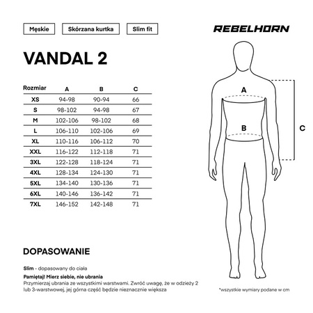 Kurtka skórzana Rebelhorn Vandal 2 Black Grey Fluo Yellow