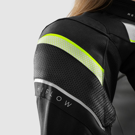 Kurtka Tekstylna Rebelhorn Hiflow V Lady Black/Grey/Fluo Yellow
