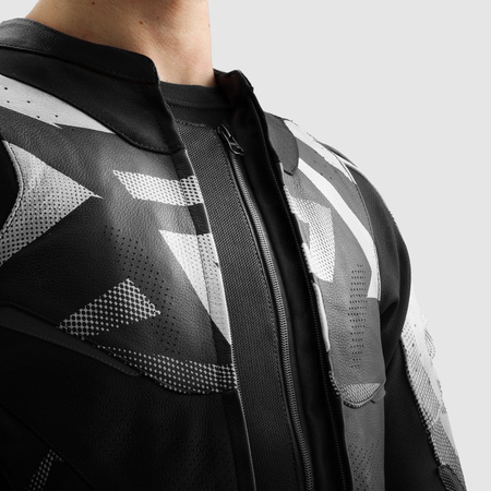 Kurtka motocyklowa Rebelhorn Inferno Black White
