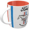 Kubek Ford Mustang Horse & Stripes Logo