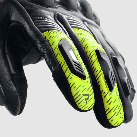 Rękawice Rebelhorn Viper Black/Grey/Fluo Yellow