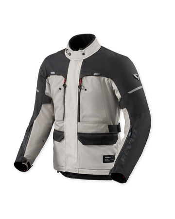 Kurtka motocyklowa Rev'it! Outback 5 H2O Silver-Black