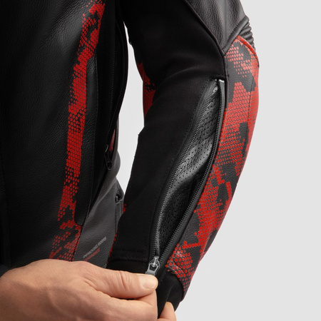 Kurtka Rebelhorn Veloce Camo Black/Fluo Red