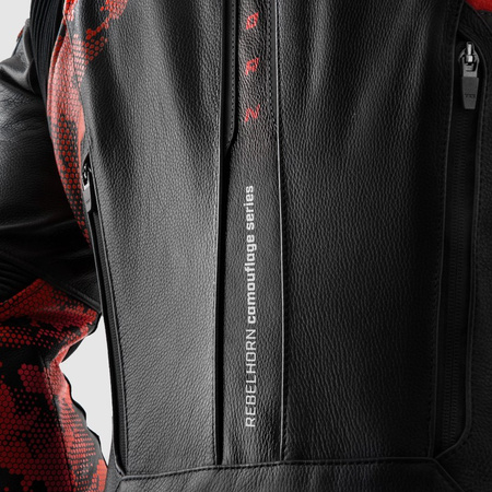 Kurtka Rebelhorn Veloce Camo Black/Fluo Red