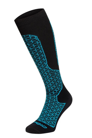 Skarpety długie kompresyjne Spaio Breeze Black/Blue