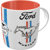 Kubek Ford Mustang Horse & Stripes Logo