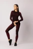 Legginsy termoaktywne damskie Spaio Rapid Black/Red