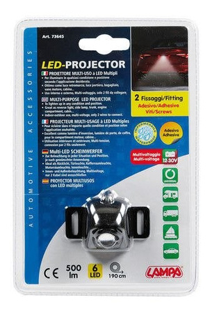 LAMPA wielofunkcyjny reflektor LED 12/30V