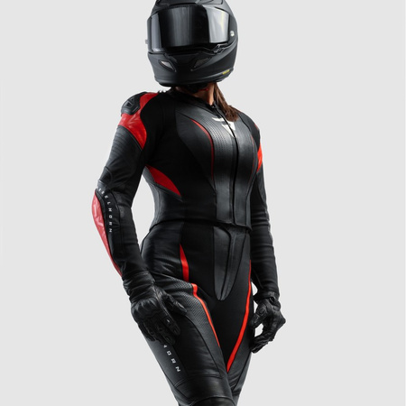 Kurtka skórzana Rebelhorn Diva RS Black Red