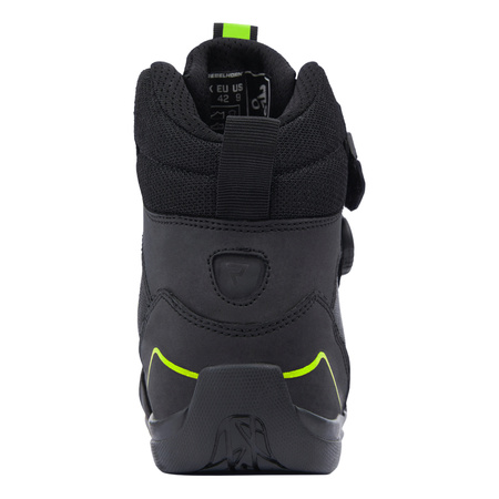 Buty motocyklowe Rebelhorn Spark II Black/Fluo Yellow