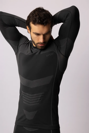 Koszulka termoaktywna Spaio Thermo Evo z długim rękawem Grey/Light Grey