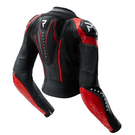 Kurtka skórzana Rebelhorn Diva RS Black Red
