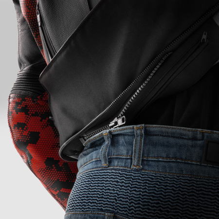 Kurtka Rebelhorn Veloce Camo Black/Fluo Red