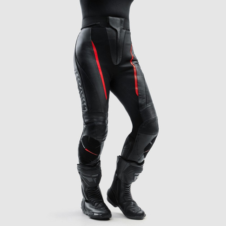 Spodnie skórzane Rebelhorn Diva Black Red