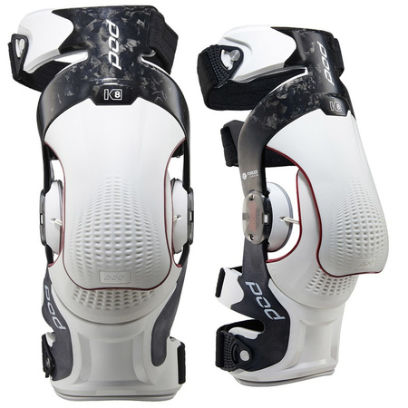 Ortezy kolanowe Pod K8 3.0 Carbon/White