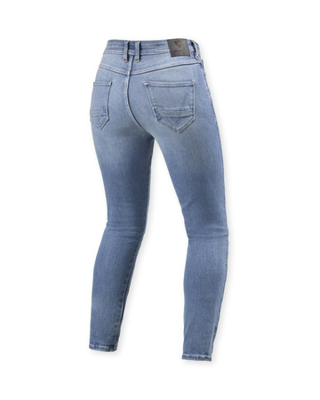 Jeansy motocyklowe Rev'it! Shelby 3 Skinny Ladies Light Blue Vintage