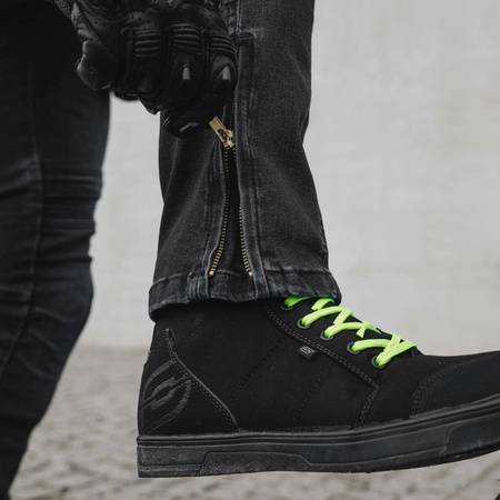 Jeansy motocyklowe Ozone Hornet II Washed Black