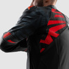 Kurtka skórzana Rebelhorn Vandal 2 Black Grey Fluo Red