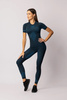 Damskie legginsy Spaio Breeze Black/Blue