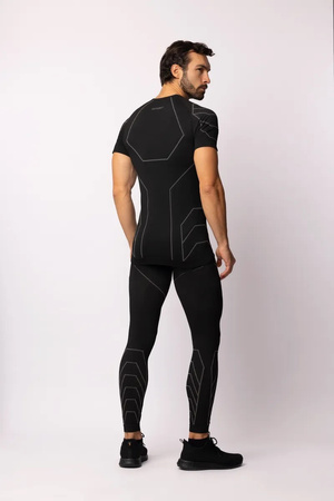 Koszulka termoaktywna Spaio Rapid z krótkim rękawem Black/Grey