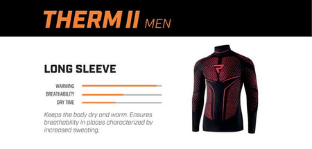 Bluza termoaktywna Rebelhorn Therm II Black/Red