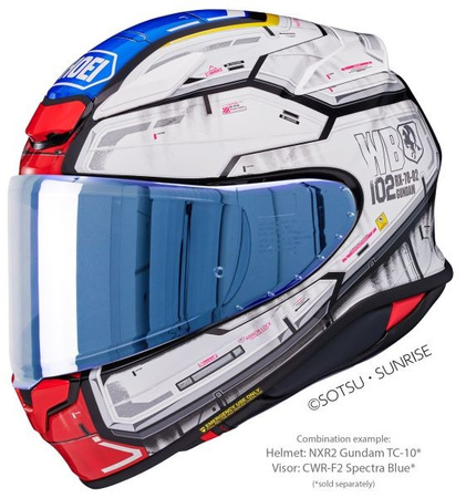 Kask Shoei NXR 2 Gundam TC-10