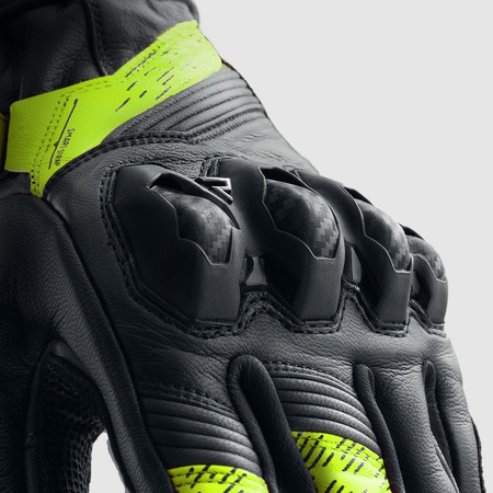 Rękawice Rebelhorn Viper Black/Grey/Fluo Yellow