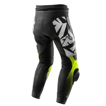 Spodnie motocyklowe Rebelhorn Inferno Black White Fluo Yellow
